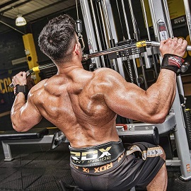 RDX 4” Gewichthebergürtel Leder Fitness-Gürtel Geeignet Für Bodybuilding, Gewichtheben Krafttraining Rückenunterstützung Trainingsgürtel Powerlifting Gym Weightlifting Belt